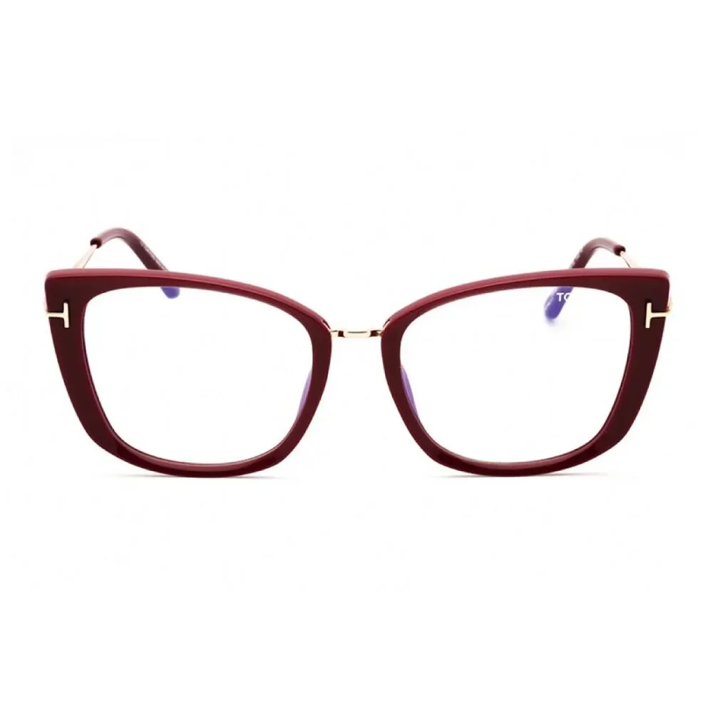 NEW TOM FORD EYEGLASSES GOLD ROSE WOMEN CAT EYE EYEWEAR